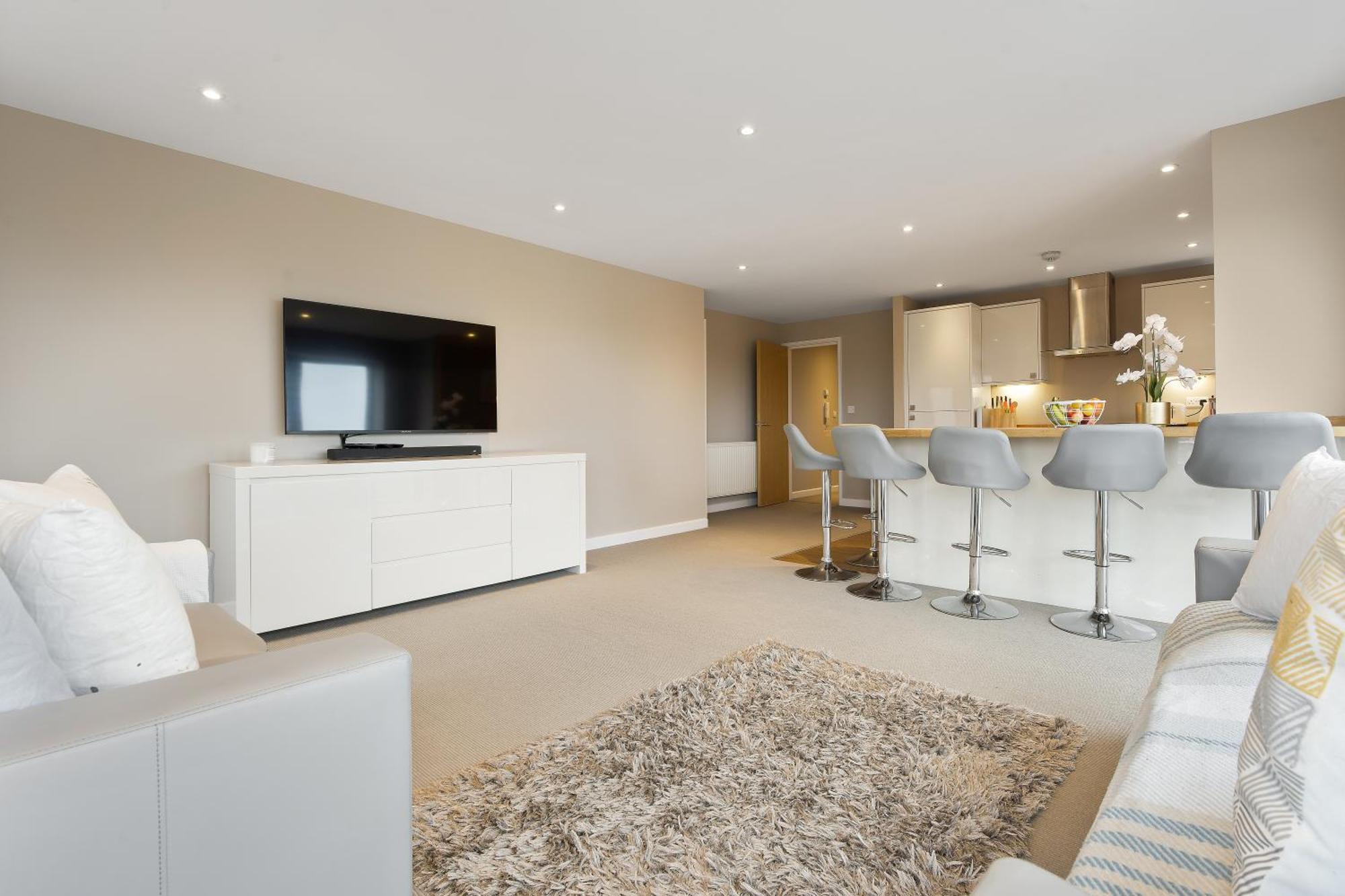 Appartamento Westcliff Penthouse With Sea Views And Balcony Bournemouth Esterno foto