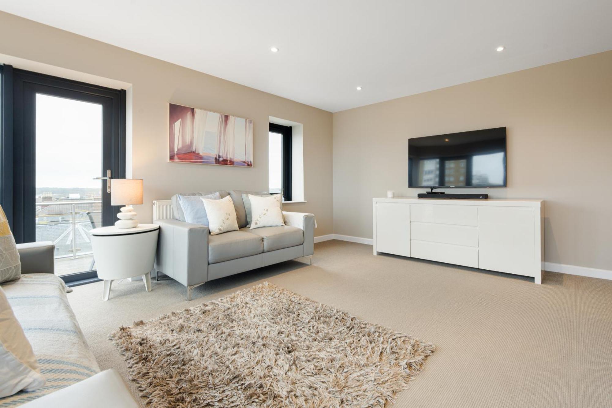 Appartamento Westcliff Penthouse With Sea Views And Balcony Bournemouth Esterno foto